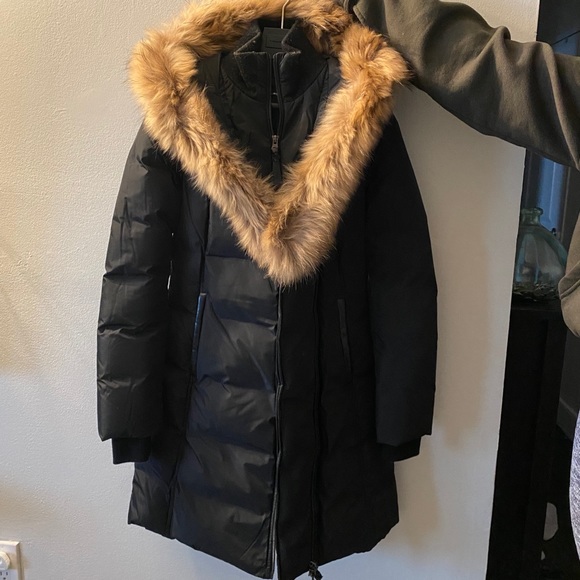 'Kay' Mackage Down coat with signature natural fur